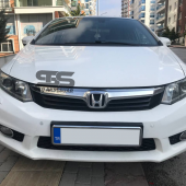 Honda Civic  Fb7 Vtec 2 Özel Plaka Altlığı Plastik - 8