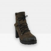 Roe Doe 231999 Hakiki Nubuk Deri Topuklu Deri Kadın Bot - 2