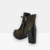 Roe Doe 231999 Hakiki Nubuk Deri Topuklu Deri Kadın Bot - 3