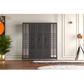 Tocco-Platin 5 Kapaklı Country Gardırop - 2