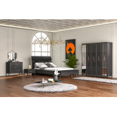 Tocco-Platin 5 Kapaklı Country Gardırop - 5