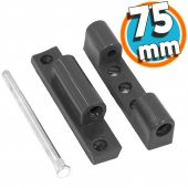 Pvc Plastik Pimapen Pencere Menteşesi 75 mm Antrasit Gri Menteşe - 1