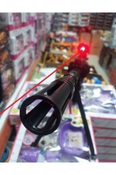 Oyuncak Silah Lazerli Dürbünlü Mermi Boncuk Atan Tüfek 82cm Silah - 2