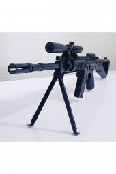 Oyuncak Boncuk Atan Gerçek Görünümlü Lazerli M-739 Keskin Nişancı Tüfeği 85cm - 1