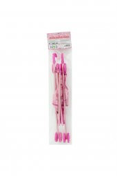 Katlanabilir Metal Oyuncak Bebek Puset Desenli - 1