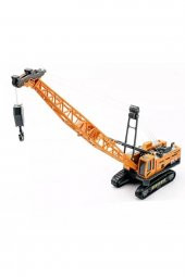 Oyuncak iş Makinaları Paletli Ekskavatör Ve Oyuncak Vinç 2li Set 360 Derece Dönen Gövde - 4