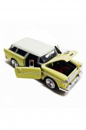 Motormax 1:24 1955 Chevy Bel Air Nomad Model Araba - 3