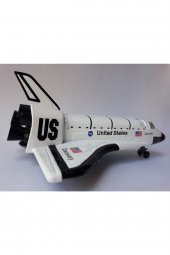 Uzay Mekiği Discovery Metal Kırılmaz Oyuncak Sesli Demir Uçak thumbnail 3