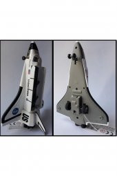 Uzay Mekiği Discovery Metal Kırılmaz Oyuncak Sesli Demir Uçak thumbnail 4