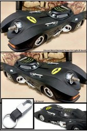 Batman Batmobil Metal Araba Batmobile Çekbırak Oyuncak Diecast Işıklı Light & Sound - 1