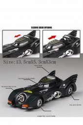 Batman Batmobil Metal Araba Batmobile Çekbırak Oyuncak Diecast Işıklı Light & Sound - 4