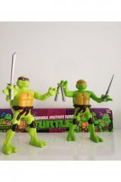 Oyuncak Figür Ninja Kaplumbağalar 4 Lü Set Ninja Turtles Karakterleri - 4
