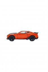 Metal Çek Bırak Araba - 1/30 Metal Camaro Zl1 - 388-1b-camaroturuncu - 4