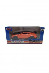 Metal Çek Bırak Araba - 1/30 Metal Camaro Zl1 - 388-1b-camaroturuncu - 5
