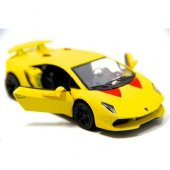 Sarı Lamborghini Sesto Elemento Çek Bırak Oyuncak Araba - 1