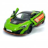 Oyuncak Metal Mclaren 675LT  Çek Bırak Araba - 2