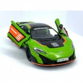 Oyuncak Metal Mclaren 675LT  Çek Bırak Araba - 4