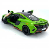 Oyuncak Metal Mclaren 675LT  Çek Bırak Araba - 5