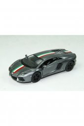 Lamborghini Aventador Lp 700-4 Çek Bırak Model Metal Araba Füme Renk - 1