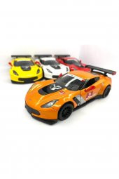 2016 Corvette C7.r Çek Bırak 5inch. Lisanslı Model Araba , Oyuncak Araba 1:36 - 5