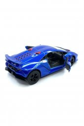 Lamborghini Sesto Elemento - Çek Bırak 5inch. Lisanslı Model Araba, Oyuncak Araba 1:38 - 4