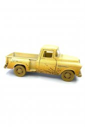 1955 Chevy Stepside Pick - Up (çamurlu) - Çek Bırak 5inch. Lisanslı Model Araba, Oyuncak Araba 1:32 - 1