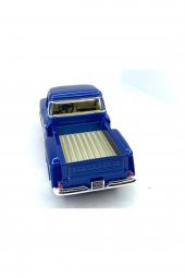 1955 Chevy Stepside Pick-up (alev Desenli)-çek Bırak 5inch. Lisanslı Model Araba, Oyuncak Araba 1:32 - 4