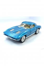 1963 Corvette Sting Ray - Çek Bırak 5inch. Lisanslı Model Araba, Oyuncak Araba 1:36 - 1