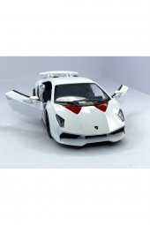 Lamborghini Sesto Elemento - Çek Bırak 5inch. Lisanslı Model Araba, Oyuncak Araba 1:38 - 3