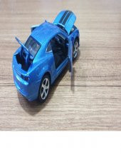 Chevrolet Camaro Zl1 Oyuncak Model Metal Araba Kapılar Kaput Bagaj Açılır Mavi - 2