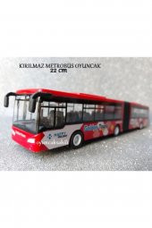 Otobüs Körüklü Oyuncak 22cm Yolcu Otobüsü Kırılmaz Metrobüs - 2