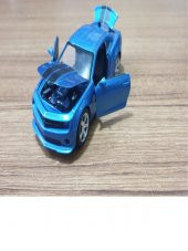 Chevrolet Camaro Zl1 Oyuncak Model Metal Araba Kapılar Kaput Bagaj Açılır Mavi - 3