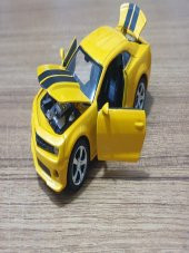 Chevrolet Camaro Zl1 Oyuncak Model Metal Araba Kapılar Kaput Bagaj Açılır Sarı - 3