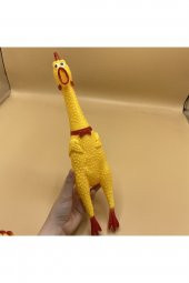 Köpek Için Öten Tavuk Horoz Oyuncak 37 Cm - 1
