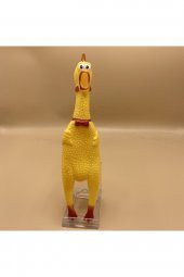 Köpek Için Öten Tavuk Horoz Oyuncak 30 Cm - 3