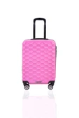 Polo&Sky Petek Model Pembe Renk 2'li Valiz Seti (Küçük+Büyük) - 3