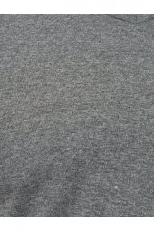 KOTON Erkek Antrasit V Yaka Likralı Esnek Kumaşlı Slim Fit Tişört - - 6