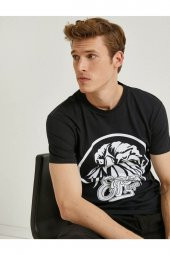 KOTON Erkek Çocuk T-shirt Siyah thumbnail 1