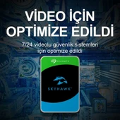Seagate SKYHAWK ST4000VX016 4TB 5900RPM Sata3 3,5 724 Güvenlik Diski ( Distribütör Garantilidir) thumbnail 2