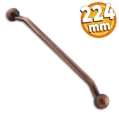 Topuz Eskitme Antik Bakır (224 mm-22.4 cm) Metal Mobilya Mutfak Çekmece Dolap Kulpu Kulbu Kulpları thumbnail 1