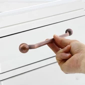 Topuz Eskitme Antik Bakır (224 mm-22.4 cm) Metal Mobilya Mutfak Çekmece Dolap Kulpu Kulbu Kulpları thumbnail 4