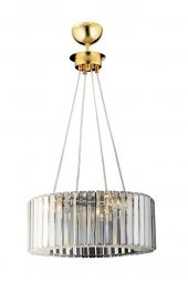İstanbul Avize Lüx Elmas 35 cm Gold Kristal Taşlı Avize - 6