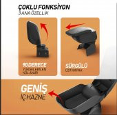 Universal Kolçak Kol Dayama İTHAL Geniş Kızaklı Sürgülü Tip Metal Ayak Siyah - 3