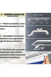 KAHVERENGİ R-07 ZEBRA PERDE - 1