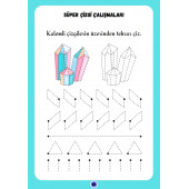 Okul Öncesi Süper Çizgi Çalışmaları YAZ-SİL Kitabı - 5