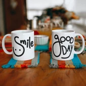 Motivasyon Çift Taraf Baskılı Özel Tasarım Baskılı Kupa Bardak Hediye Çay-Kahve Bardağı thumbnail 1