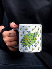 Motivasyon Temalı Özel Tasarım Baskılı Kupa Bardak Hediye Çay-Kahve Bardağı - 1