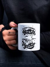 Motivasyon Temalı Özel Tasarım Baskılı Kupa Bardak Hediye Çay-Kahve Bardağı - 1