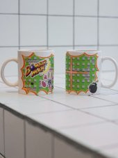 Atari Oyunları Nostalji Oyunlar Özel Tasarım Baskılı Kupa Bardak-Çay Kahve Bardağı Hediye - 1