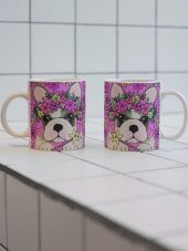 Köpek Özel Tasarım Eğlenceli Baskılı Kupa Bardak Hayvansever Hediye Kahve Bardağı thumbnail 2